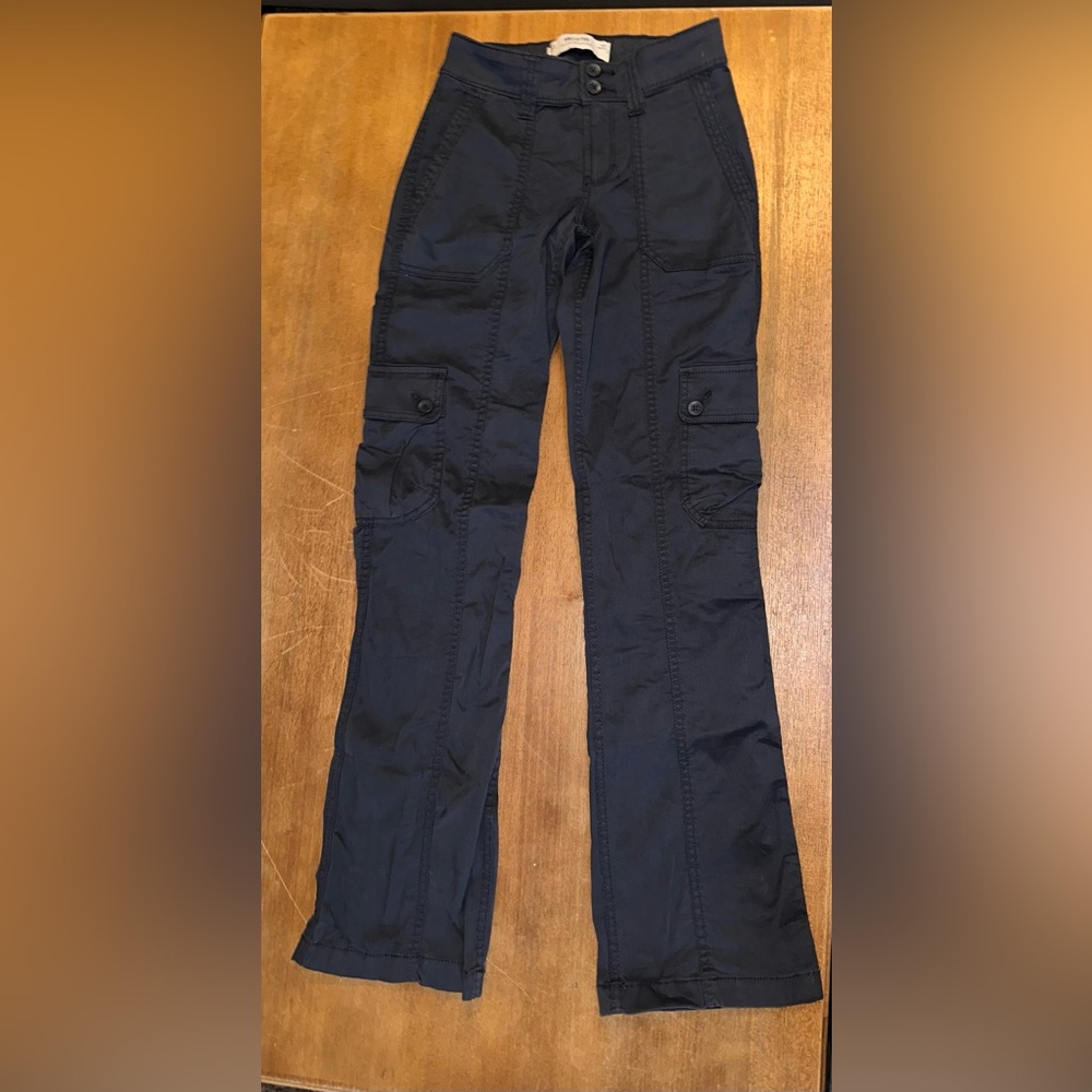 Hollister Woman Navy Cargo Pants